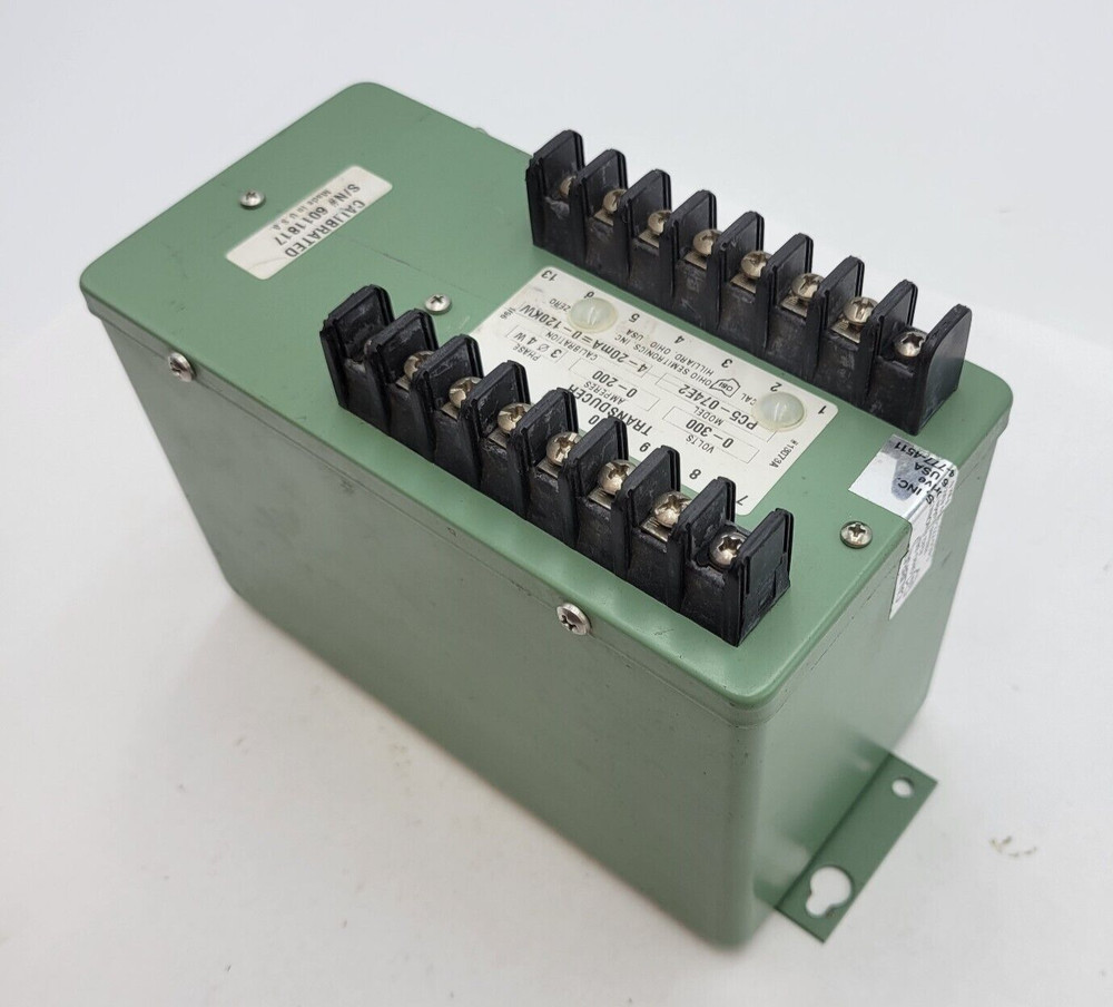 Ohio Semitronics PC5-074E2 Transducer 0-330V 0-200A 3PH 4 Wire 4-20mA 0-120KW