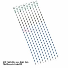 4A WOLF TYPE CUTTING LOOP SINGLE STEM 24Fr MONOPOLAR PACK OF 10