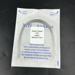 100pcs Dental Orthodontic Super Elastic Niti Arch Wire Round Ovoid/Natural Form