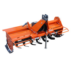 49″PTO Rotary Tiller Attachment Cat 1 Tractor 540 RPM 5″Depth Replaceable Blades