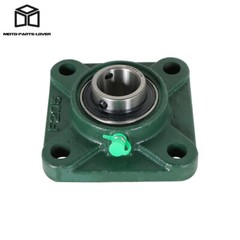 10 pcs UCF205-16 Pillow Block Flange Bearing 1″ Bore 4 Bolt Solid Base