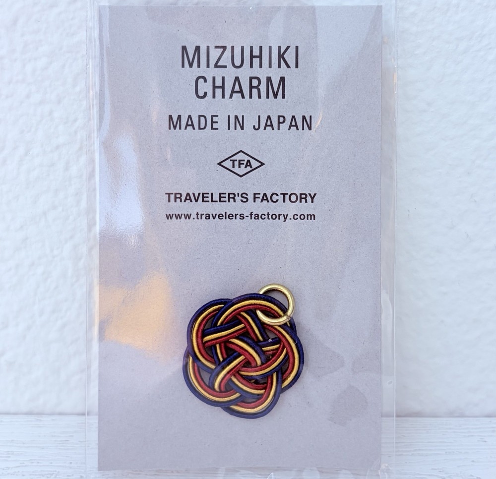 [US Stock] Traveler’s Factory Mizuhiki Charm Navy JAPAN Traveler’s Notebook NEW