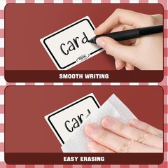 DEDC 100 Reusable Dry Erase Labels Stickers Blank White Self Adhesive Tags for M