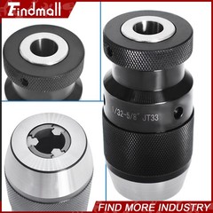 1/32″- 5/8″ Super Heavy Duty Drill Press Chuck Keyless JT33 Mount Replaces