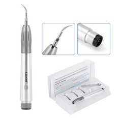 AZDENT Dental Ultrasonic Air Perio Scaler Handpiece Hygienist 2/4Hole+3 Tips USA