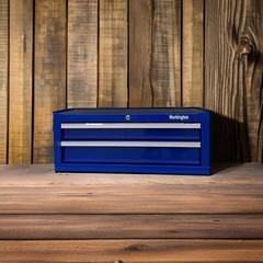 Workington Industrial 2 Drawers 26-3/8″ W X 12-1/2″ D X 10-1/2″ H, Blue