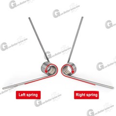 Torsion Spring (pack of 10), 0.4mm Wire diameter, 3mm – 6mm OD, Right spring