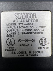 Stancor STA-4814 Wall Plug In Power Source