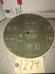 lot of 8 3M Disc closed coat heavy fibre aluminum oxide – c type 36 Grit nh21