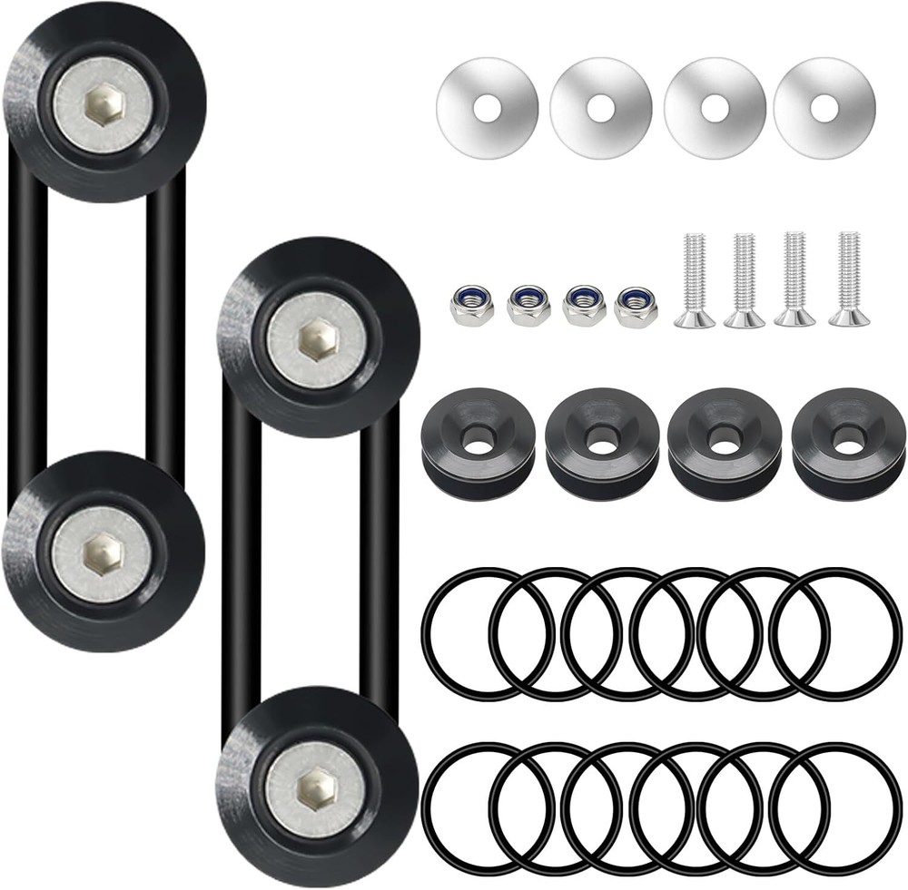 8PCS Bumper Quick Release Quick Release Bumper Clip Front Rear Bumper Fastener