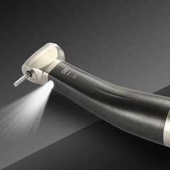 NSK TiMAX X95L Style Dental 1:5 LED Fiber Optic Contra Angle Handpiece Red Ring