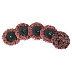 50 Pieces 2 Inch Surface Conditioning Discs Roll Lock Die Grinder Sanding Pads