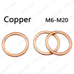99.9% Pure Copper Ring Seals and Gaskets DIN7603 M6 M8 M10 M12 M13 M14 M16 M20