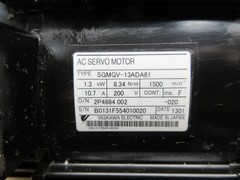 Used Haas 62-10013 Yaskawa SGMGV-13ADA61 Servo Motor Sigma 5