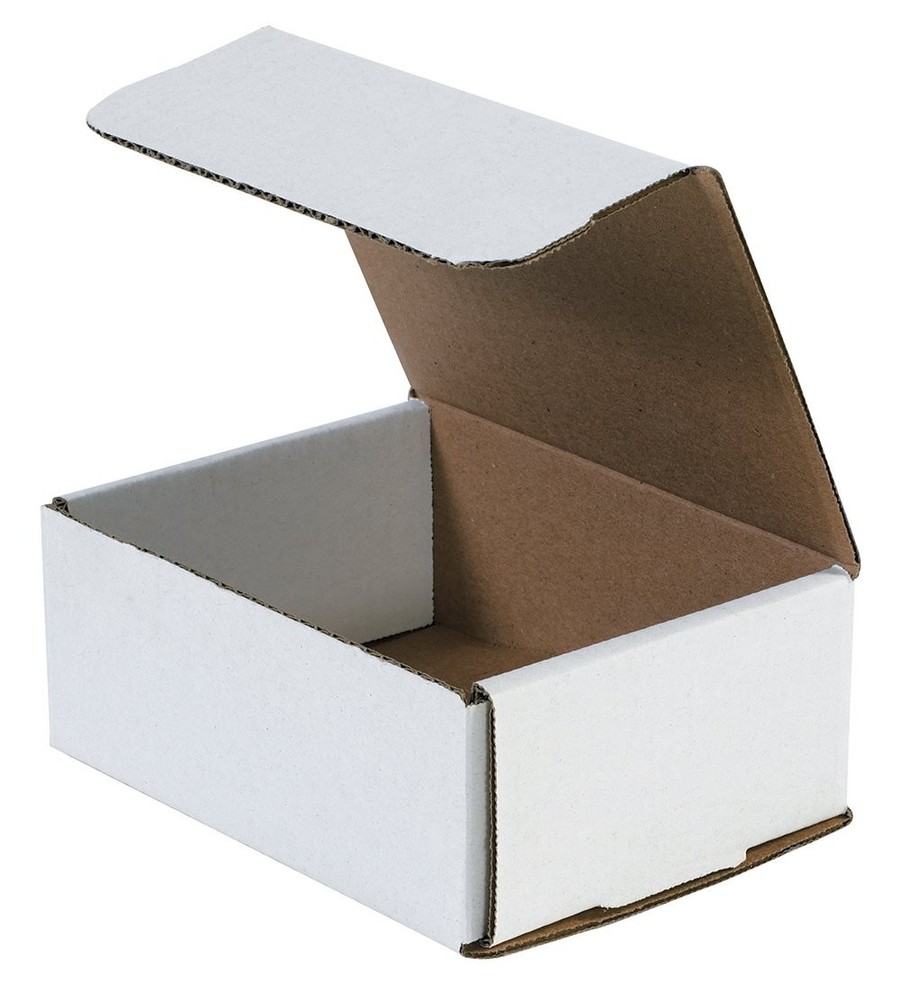 BOX USA Shipping Boxes Small 12″L x 6″W x 4″H 50-Pack – 12x6x4, Oyster White