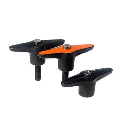 M5 M6 M8-M12 Plastic Tee Wing Knob T-Shape Clamping Thumb Screw Hand Grip Bolt