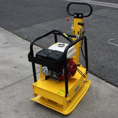 Reversible Plate Compactor Rammer Dirt Soil Asphalt Tamper W/9HP HONDA GX Engine