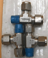SWAGELOK SS-600-3TMT TUBE FITTING MALE RUN TEE – LOT OF 3PCS