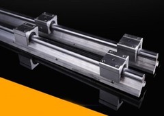 Linear Rail 1500mm Linear Guide with 2pcs Linear Slide Rail and 4pcs Carriage Be
