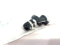 Mencom MDC-4MP-FW09-R Cable Connector M12 Plug, 4 Pole, Male Right Angle, PG 9