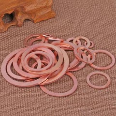 US150 M5-M22 Copper Crush Washer Gasket Set Flat Ring Seal Assortment Kit