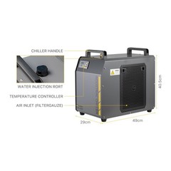 Cloudray CW-5200 Industrial Water Chiller for 50-150W CO2 Laser Engraver Cutter