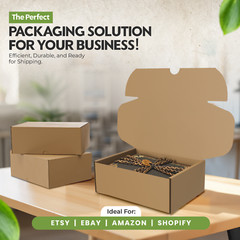 (Small Size) Blank Shipping and Replacement Shoe Box – 9″ X 6″ X 4.125″