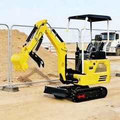 1.8TON Mini Excavator Kubota Engine Side Swing & Extendable Tracks 7 Attachments