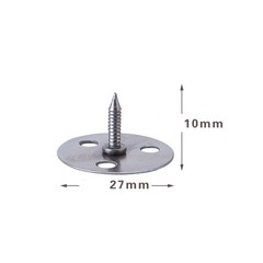 100/50Pc Tire Puncture Spikes Heavy Portable Duty Carbon Steel Round Road Spikes