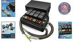 Durable Nylon 12V Relay Fuse Block – Easy Install for Automotive & Marine Use