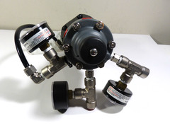Siemens 73N-B Positioner W/ ITT .75″-B209 Sanitary Diaphragm Valve New No Box