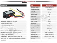 36V 48V to 12V 50A 60A 80A 100A DC Step Down Converter Buck Regulator Golf Cart
