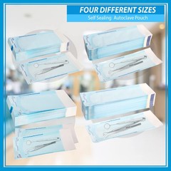 200 3.5″ x 5.25″ Sterilization Pouch Self Sealing Autoclave Bags for Dental, …