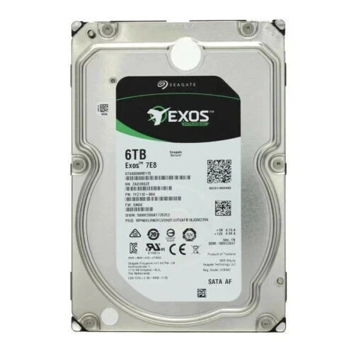 Seagate ST6000NM0095 EXOS 6TB 7.2K 12Gbps 256MB Cache 3.5″ SAS HDD Hard Drive