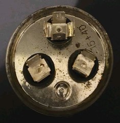NR CBB65A-1 15/40 uF 370VAC Dual Run Capacitor