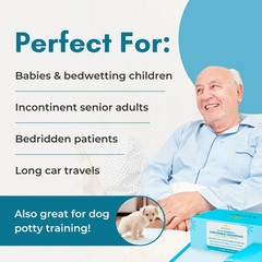 40 XL 36 x 36 Heavy Duty Ultra Absorbent Bed Pads w/ Adhesive by Nurture | Di…