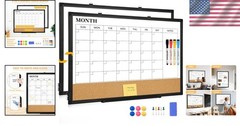 36 X 24 inches Magnetic Dry Erase Board with Aluminum Frame, Whiteboard