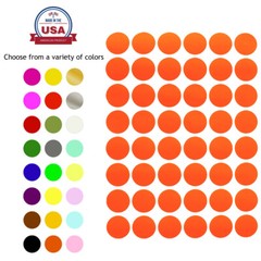 Royal Green Color Coding Labels 3/4″ Inch Round Dot 17mm Organizing Art Stickers