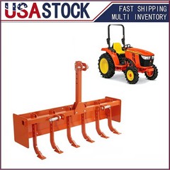 Box Blade 55″ for Tractor Box Scraper Attachment 3 Point Hitch For Cat 0 & Cat 1