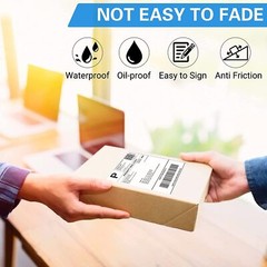 100-4000 Fanfold 4×6 Direct Thermal Shipping Labels Perforated for Zebra & Rollo