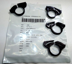 x4 Heyco HC 672 2326 Plastic Nylon 6/6 Black Wire Cable Tube Hose Reusable Clamp