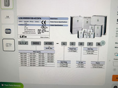 LS Electric LSLV185H100-4COFN {PLUS} IE2, 380-480V, 38.0A, 25HP, IP20 *WARRANTY*