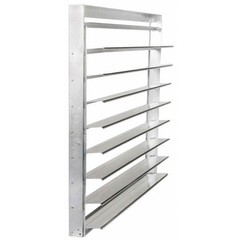 Dayton 4Yn19 48 In 50.75″H-W 4.5″L Alu Intake Shutter Dampr, 49 In X 49 In,