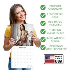 Lingerie Calendar 2026 – Model Wall Calendar – Made in the USA!