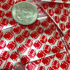 BaggiesSince1987 – 1515 Design Zip Bags Metallic Print SKULL HERO…READ DETAILS