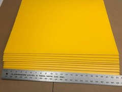 50 Yellow Signs Blank 18” X 24” x4 mm Corrugated Plastic 50 Pcs Ship Same Day