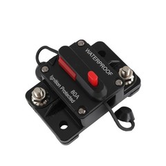 80A AMP Circuit Breaker Fuse 12-48V DC Car Boat Manual Reset Switch IP67