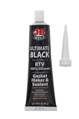 J-B Weld 32329 Ultimate Black RTV Silicone Gasket Maker and Sealant – 3 oz. -…