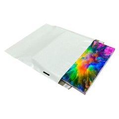 UOFFICE 500 Poly Mailers Bags per Pack 24 x 24″ – #8 Pouches Envelopes White Sel