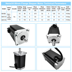 57 Nema23 86 Nema34 Stepper Motors Encoder Easy Servo Stepping Motor driver Kits